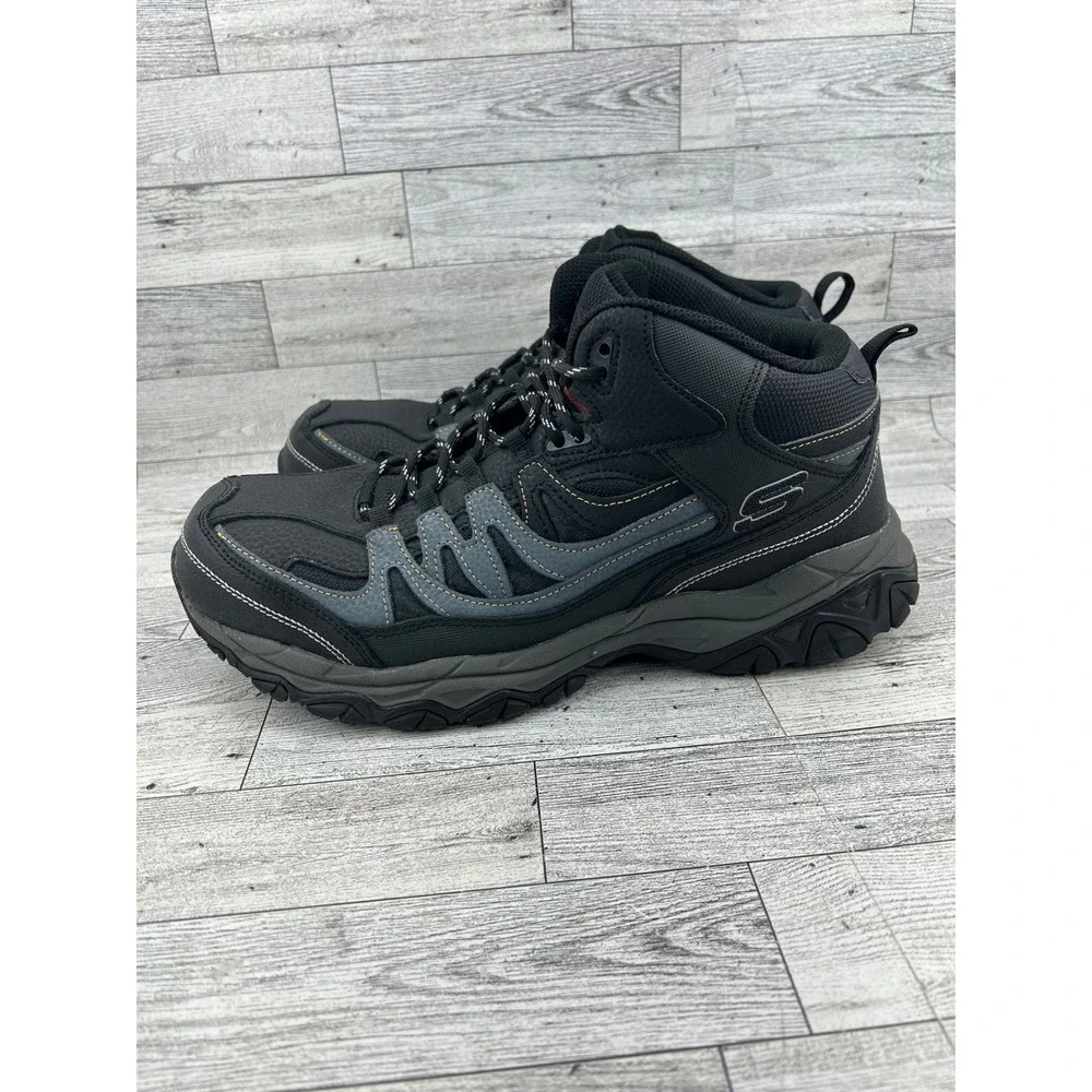 Skechers Work Steel Toe Waterproof Slip Resistant Men's‎ Boots Size 10.5